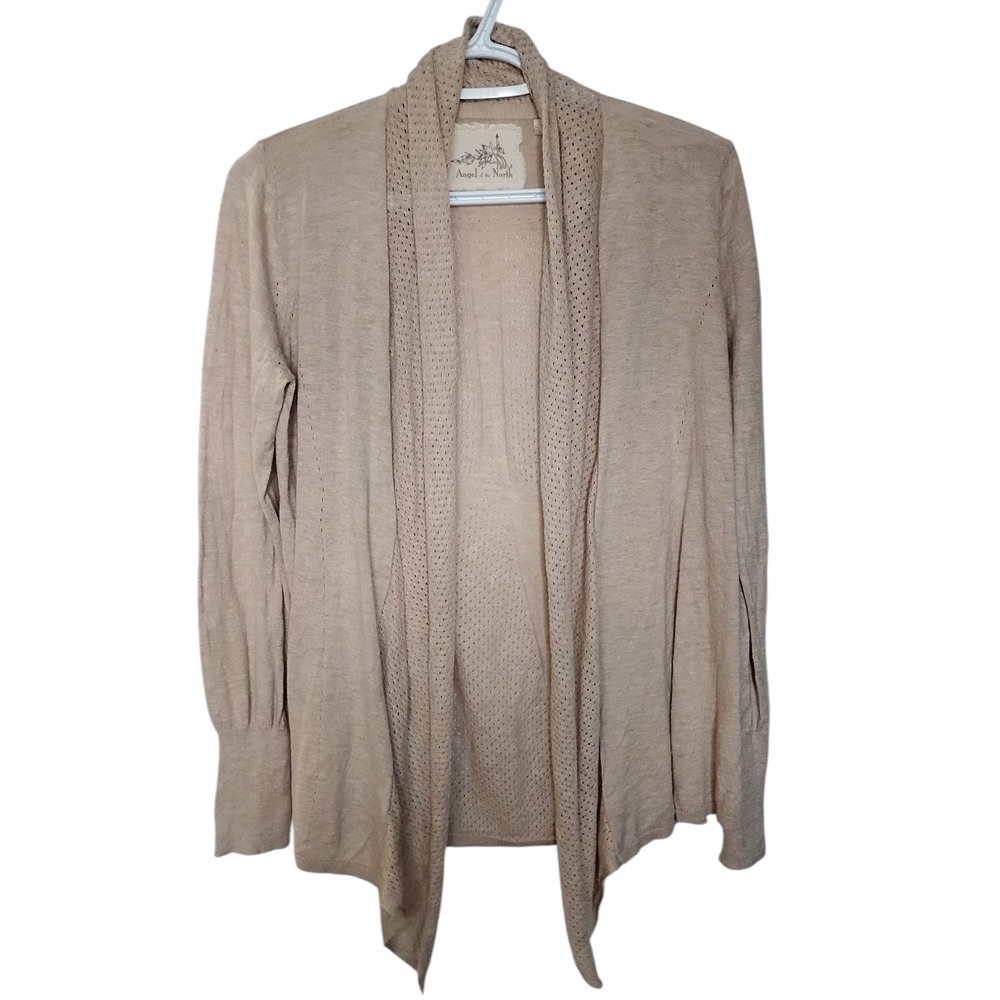 Angel Of The North Tan Boho Cardigan